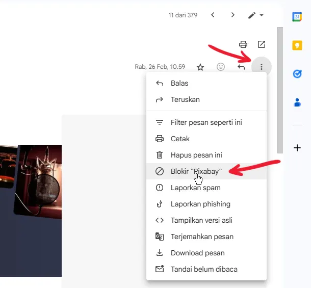 Cara Unsubscribe Email di Gmail