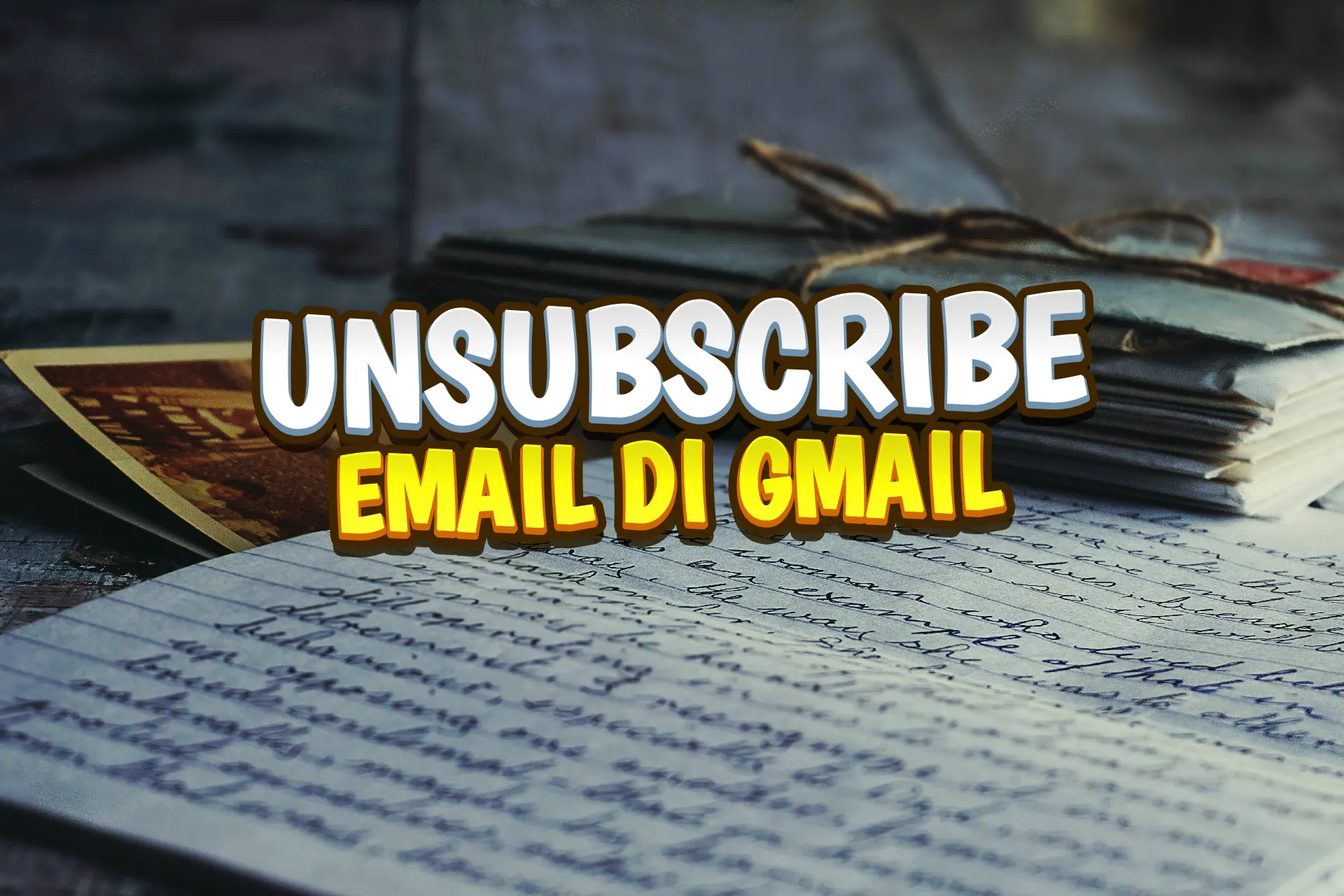 Cara Stop Menerima Email Gak Jelas di Gmail Cara Unsubscribe Email di Gmail