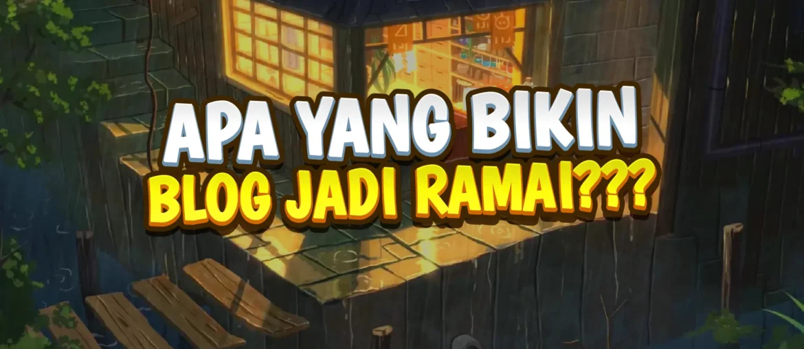 apa yang membuat blog bisa ramai