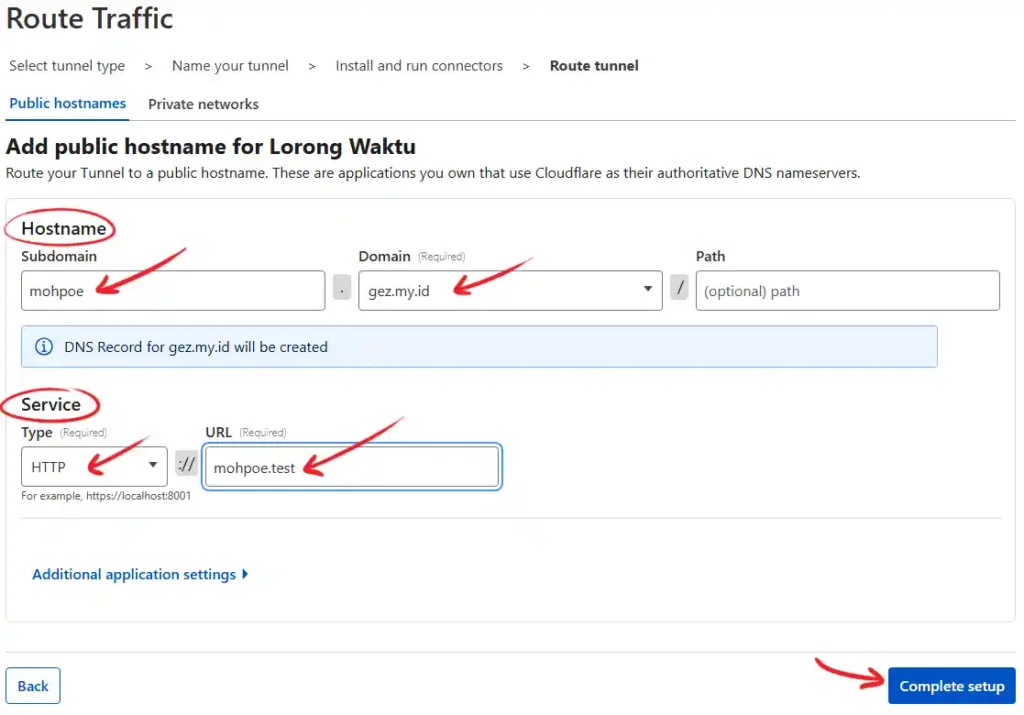 cara menggunakan cloudflare tunnel