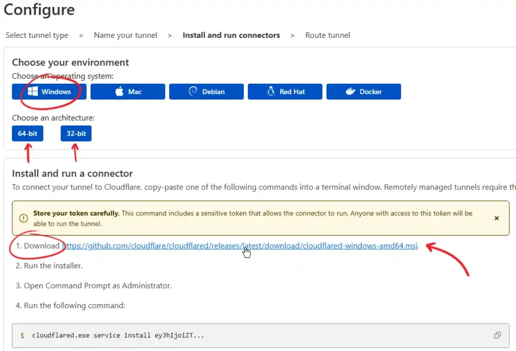 cara menggunakan cloudflare tunnel