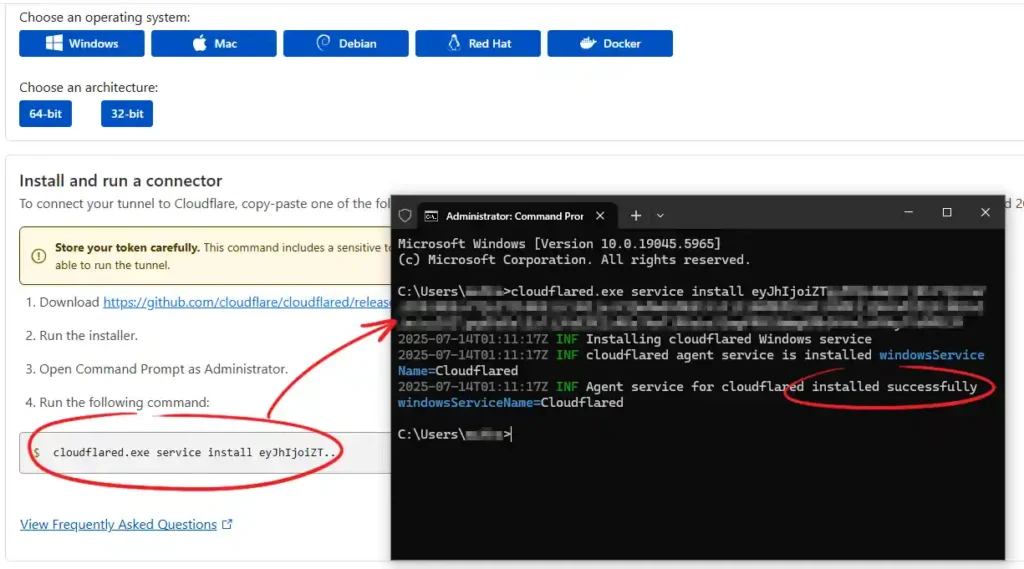 cara menggunakan cloudflare tunnel