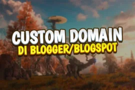 cara menggunakan custom domain di blogger