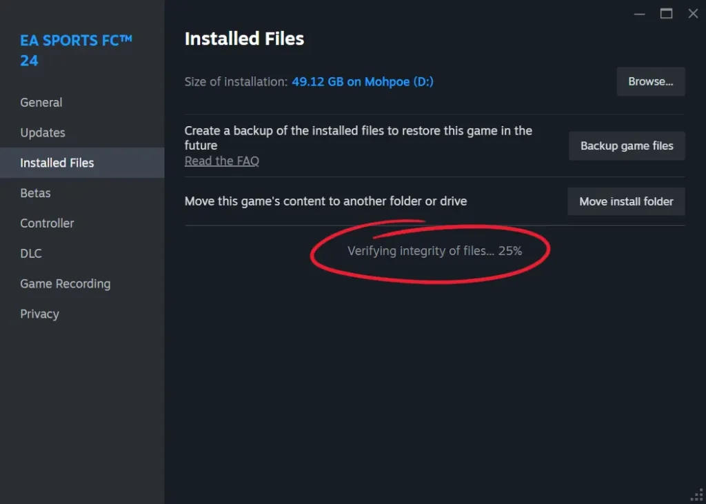 cara verify game steam